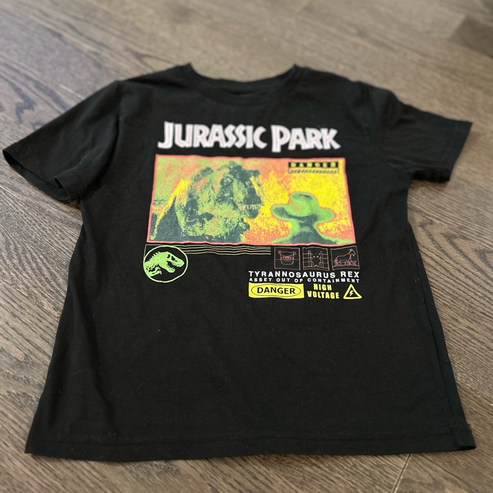 Black Graphic Kids Tee